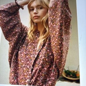 Doen O’Keeffe Floral Blouse XS